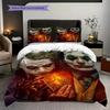 Joker'S Fiery Encounter Threepiece Set 1 Duvet Cover 2 Pillowcase Without Core Bedding Set Duvet Cover And Pillowcase Soft And Comfortable