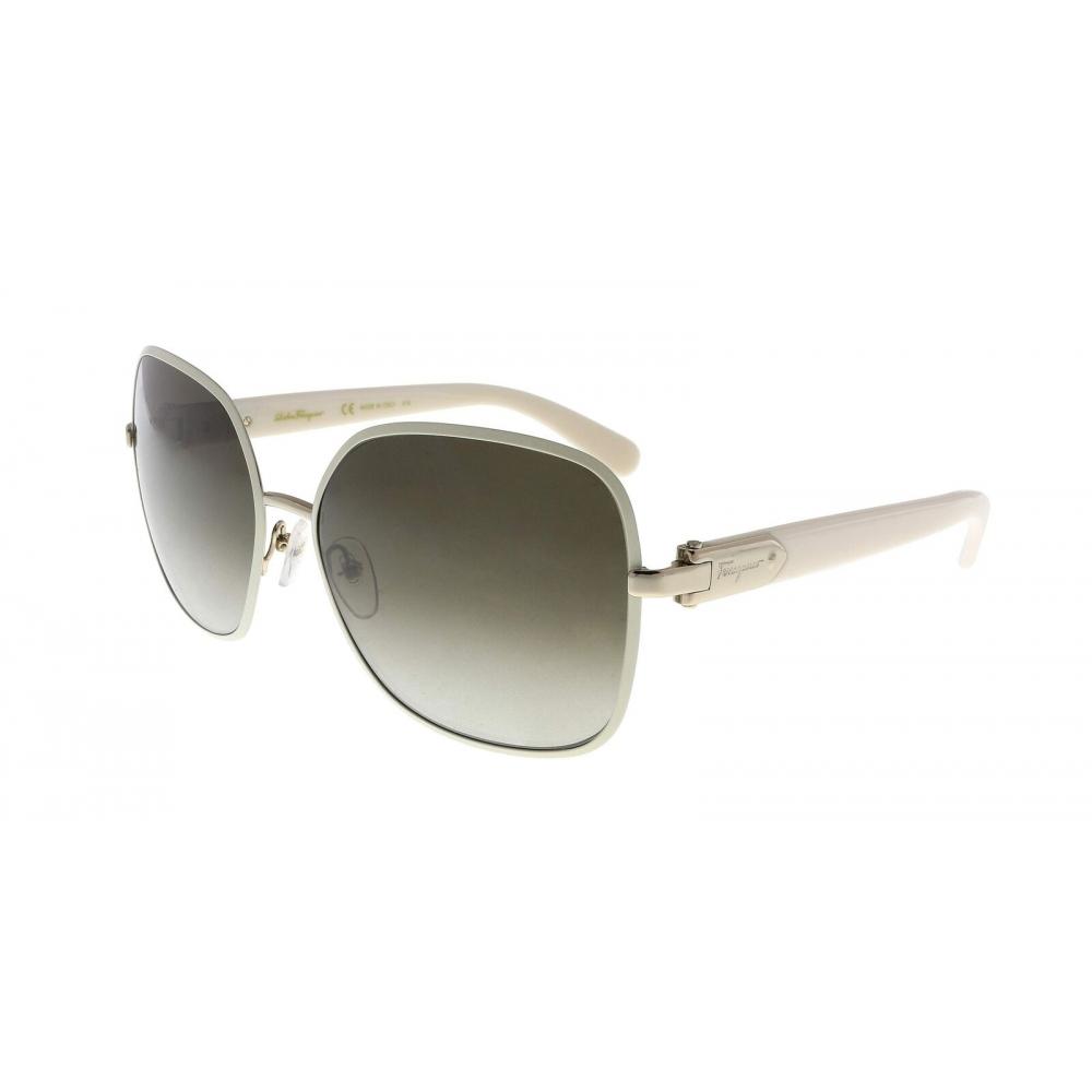 

Salvatore Ferragamo Ferragamo Women s 59mm Silver and Light Gold Sunglasses
