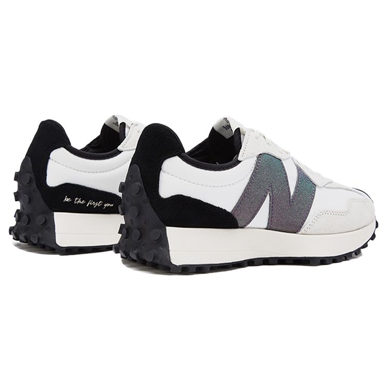 New Balance 327 Sea Salt Black Women Sneakers White WS327SYY