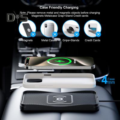 Auto Drahtlose Ladegerät Pad 20W Schnelle Lade Wiederverwendbare Drahtlose Ladegerät Schnell Lade Adapter für IPhone