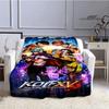 3D KOF game Cartoon blanket Warm Flannel blankets Soft and comfortable blanket Home Travel Blankets bed linings Birthday Gift