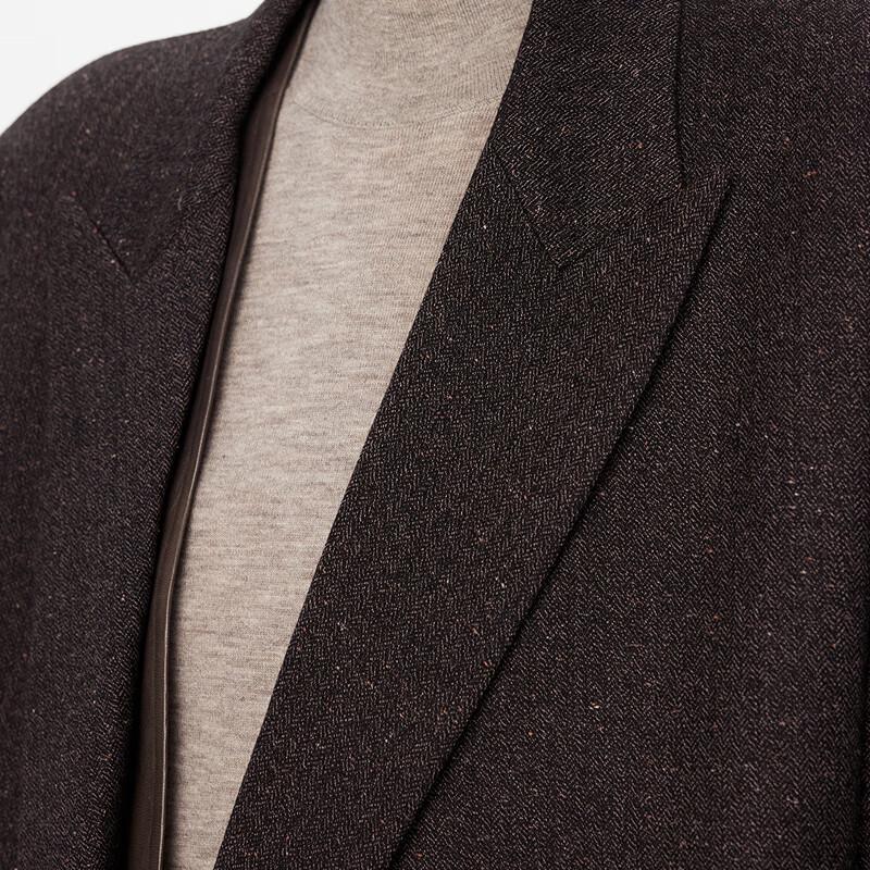 JNBY Women's Winter Wool Blend Lapel Coat