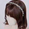 Maia Tweed Pearl Headband P - Black