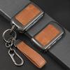 Zinc Alloy Car Key Case Cover Shell Holder Fob For Volvo S60 S90 Xc40 Xc60 Xc90 V90 Polestar 1 Polestar 2 Keychain Car Accessory