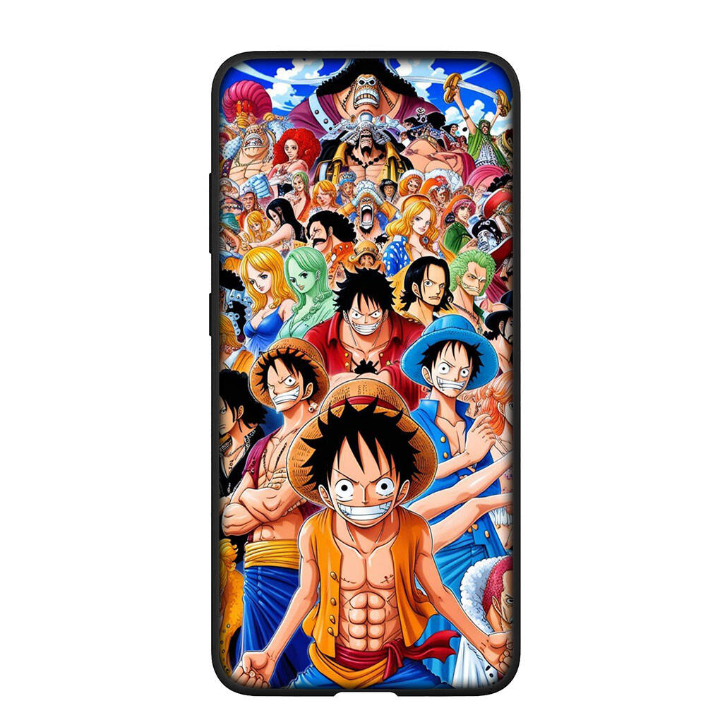 Phone Case for Samsung Galaxy S25 S23 S24 Ultra FE Plus A05 A06 A15 A16 A36 A37 A35 A54 A55 A56 A57 A25 A26 A53 A17 Zoro One Luffy Pieces Sanji Cover