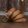 Fashionable Leather Belt Genuine Leather Pin Buckle Retro Old Korean Style Versatile Men and Women's Trouser Belt