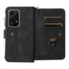 For Honor 200 Lite Zipper Wallet Case with 15 Card Slots and Strap Leather Phone Cover