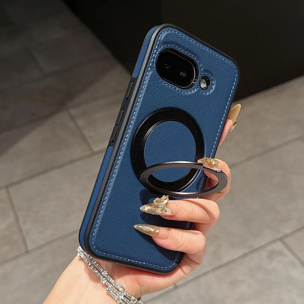 Yashi 360 Magnetic Stand for Google Pixel 9A Leather Protective Case - 10ProXL Model