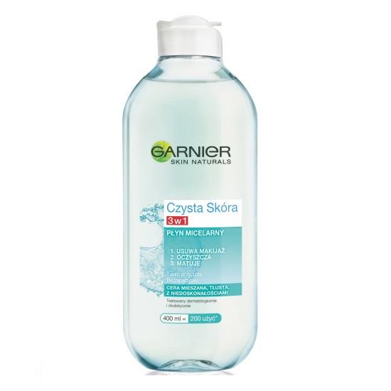 Garnier Pure Active Micellar Cleansing Water 3-in-1 for Combination Skin, 400 Ml
