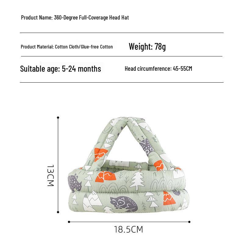 Baby Anti-Fall Head Protector Helmet for Learning To Walk