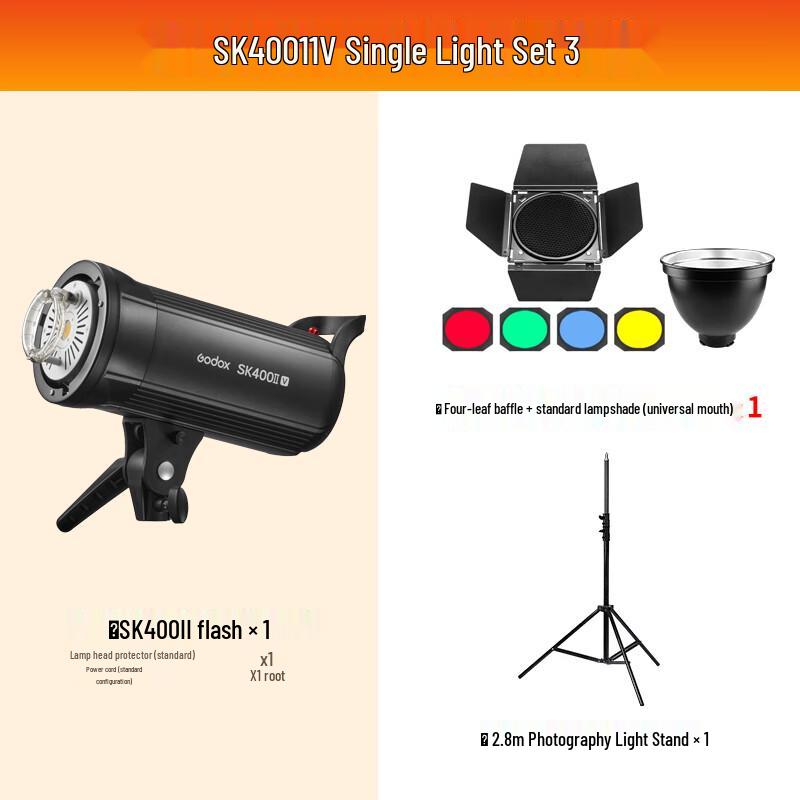 Godox SK400II-V Studio Strobe Flash Light Kit