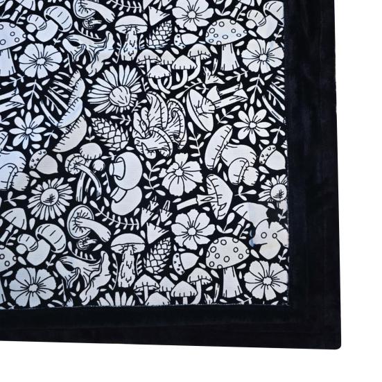 DIY Coloring Blanket Washable Coloring Craft Blanket Color Your Own Blanket Reusable Personalized Art Project