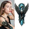 3pcs Temporary Tattoo Colorful Realism Metal Insect Robot Gorilla Cybernetic Arachnid For Adults Arms Thighs