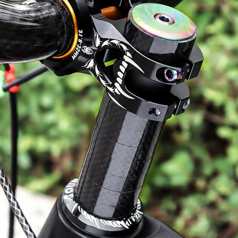 MTB Road Bike Bicycles Carbon Fiber Headset Fork Spacers Road Bike Handlebar Stem Washer Rings Front Fork Bicycles Part