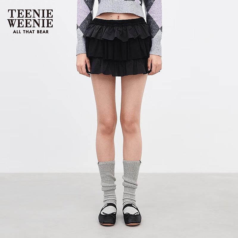 Teenie Weeniebearnova Asymmetrical Tiered Mini Skirt