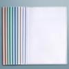 10PCS A4 Folder Transparent Tie Rod Clip Single Page Folder Student File Bag Office Supplies