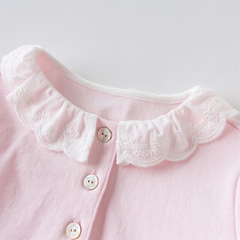 DAVE&BELLA Girls' Short Sleeve Cotton T-Shirt