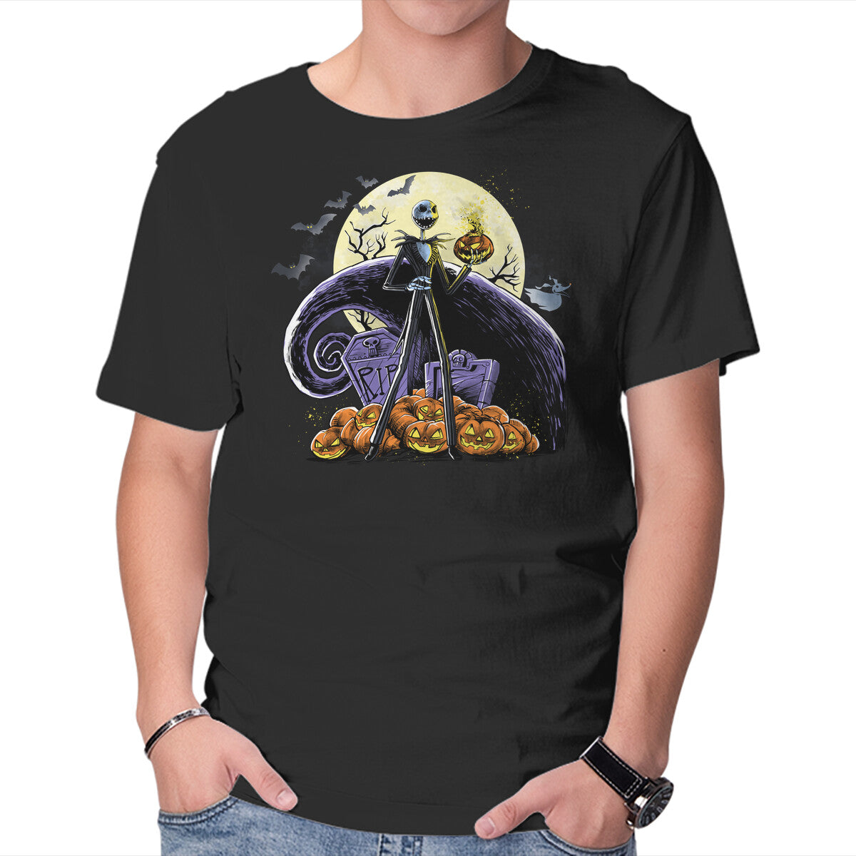 Unisex Crew Neck T-Shirt Jack Is Back Graphic Short Sleeve Casual Tee XXL