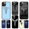 Medical Snakes Nurses Caduceus Flag Phone Case For IPhone 18 17 Air 16 15 14 11 12 13 Pro MAX Plus Coque Cover