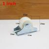 Nya 8 st 1 tum/1,5 tum/2 tum Platt Bil Fast Hjul Tyst Riktbart Hjul Metall Kiselgel Material DIY Modell Delar