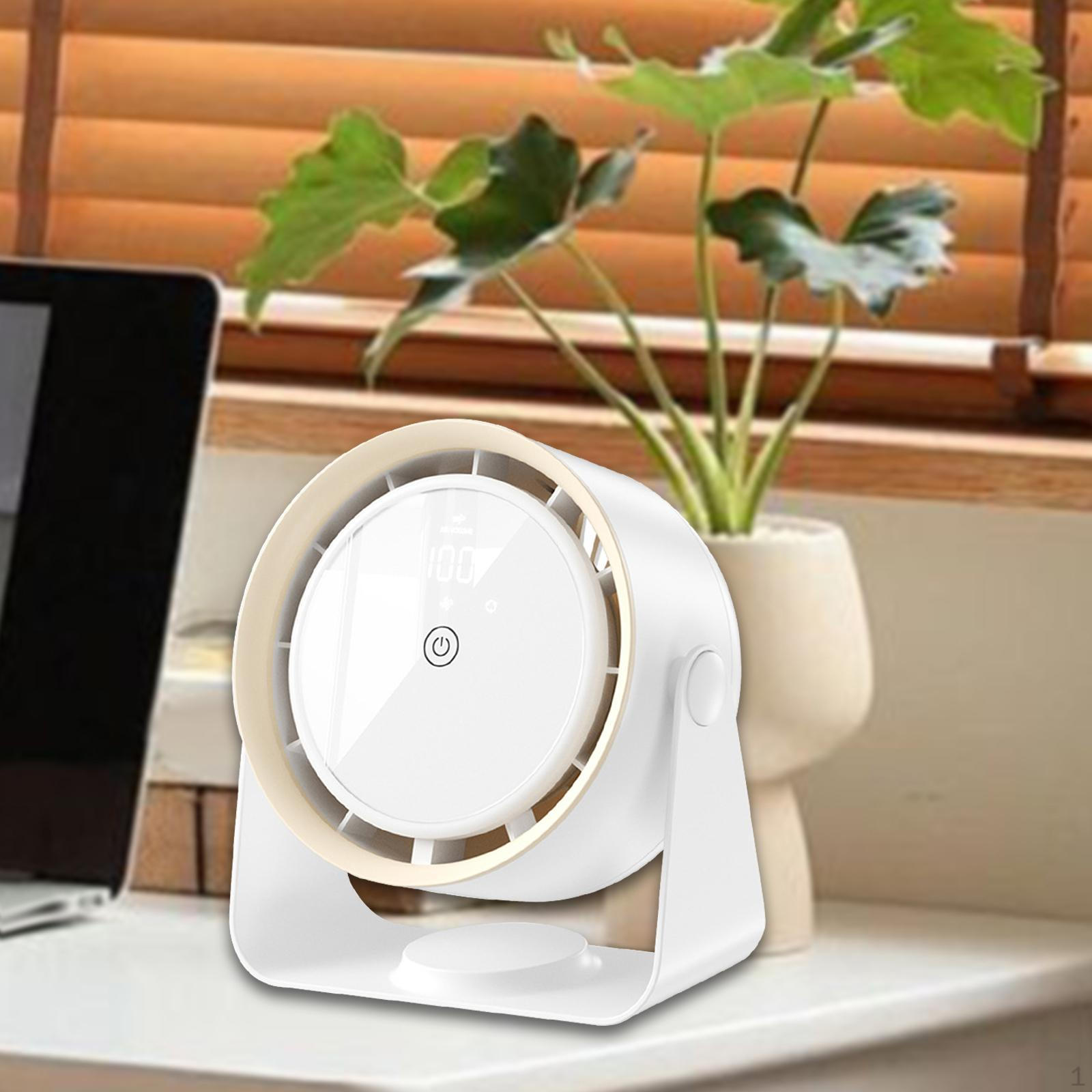 

Compact Desk Fan with Variable Speeds for Home and Office Use белый