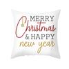 Christmas Nordic Cartoons Digital Printing Short Plush Pillow Covers For Car Sofa Office Cushion Cover Home Goods 60X60Cm