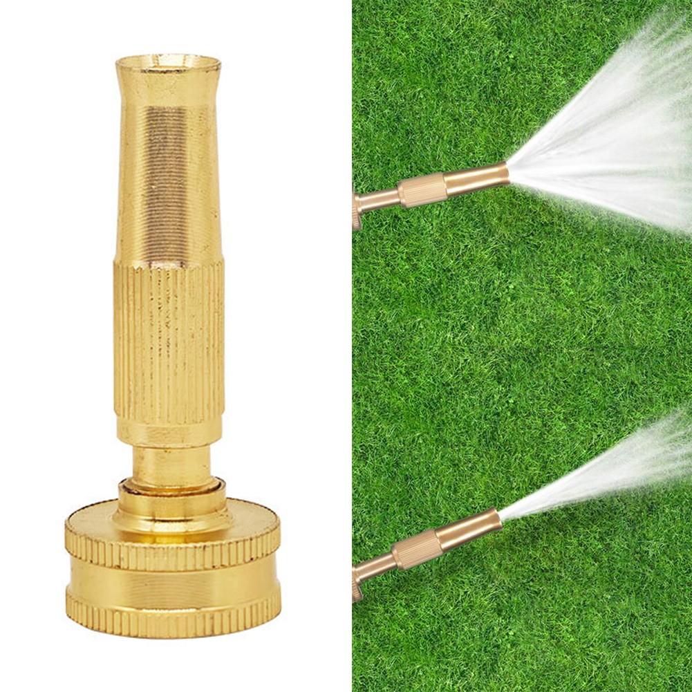 Brass Water Nozzle Garden Hose Nozzle High Pressure Spray Garden Equipment