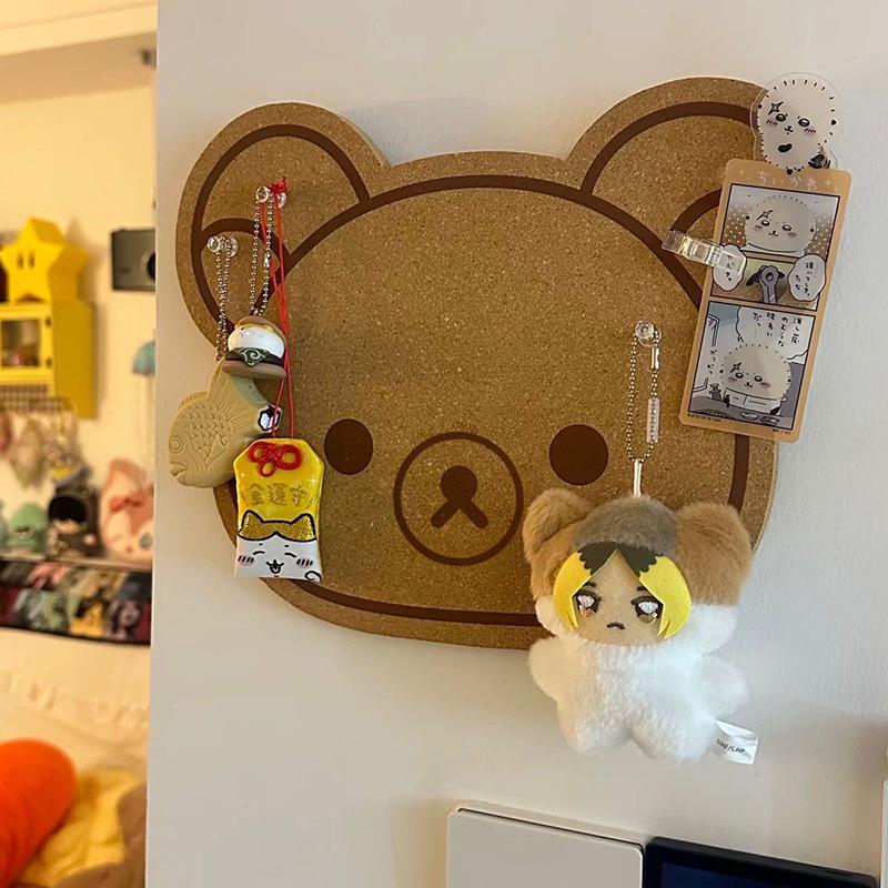 

Cartoon Felt Board Kawaii Bear Wall Sticker Message Board Photo Board Dolls Hanging Board Wall Home Decoration United States