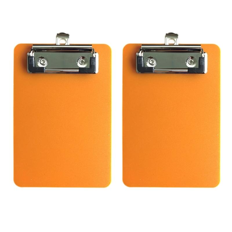 2 Pcs Document Clipboard with Hanging Hook Small Clipboards Plastic Clipboard Writing Board