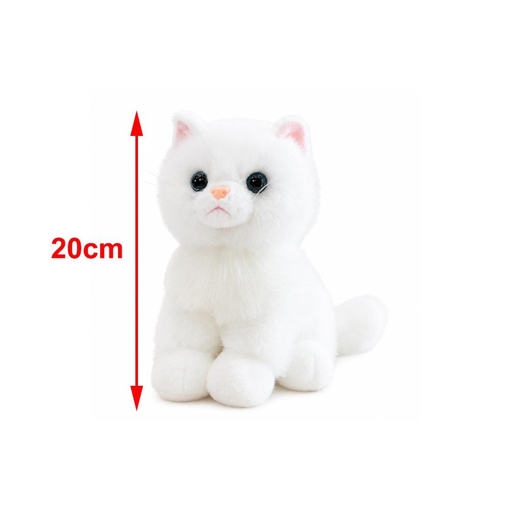 Cotton Realistic Stuffed Cat Doll Meow Sound Effect Simulated Cat Plushie  Home Decoration