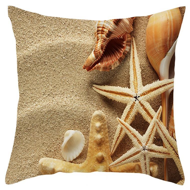 Office Living Room Home Pillowcase Beach Starfish Pattern Pillowcase Car Ornaments