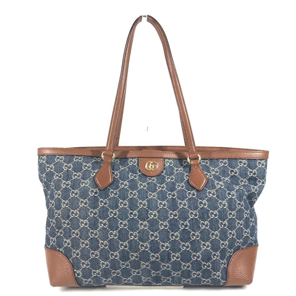 

GUCCI 631685 Denim OUVERTURE Ophidia GG Medium Bag Shoulder Bag Tote Bag