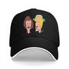 Mehrfarbige Kappe mit Schirm Unisex-Kappe im Stil von Fear and Loathing in Las Vegas Beavis and Butthead Lässige Schirmmützen Sonnenschutzmützen