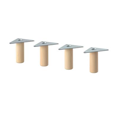 Juego de patas de madera IKEA EKET 10 cm, 4, (604.741.52)