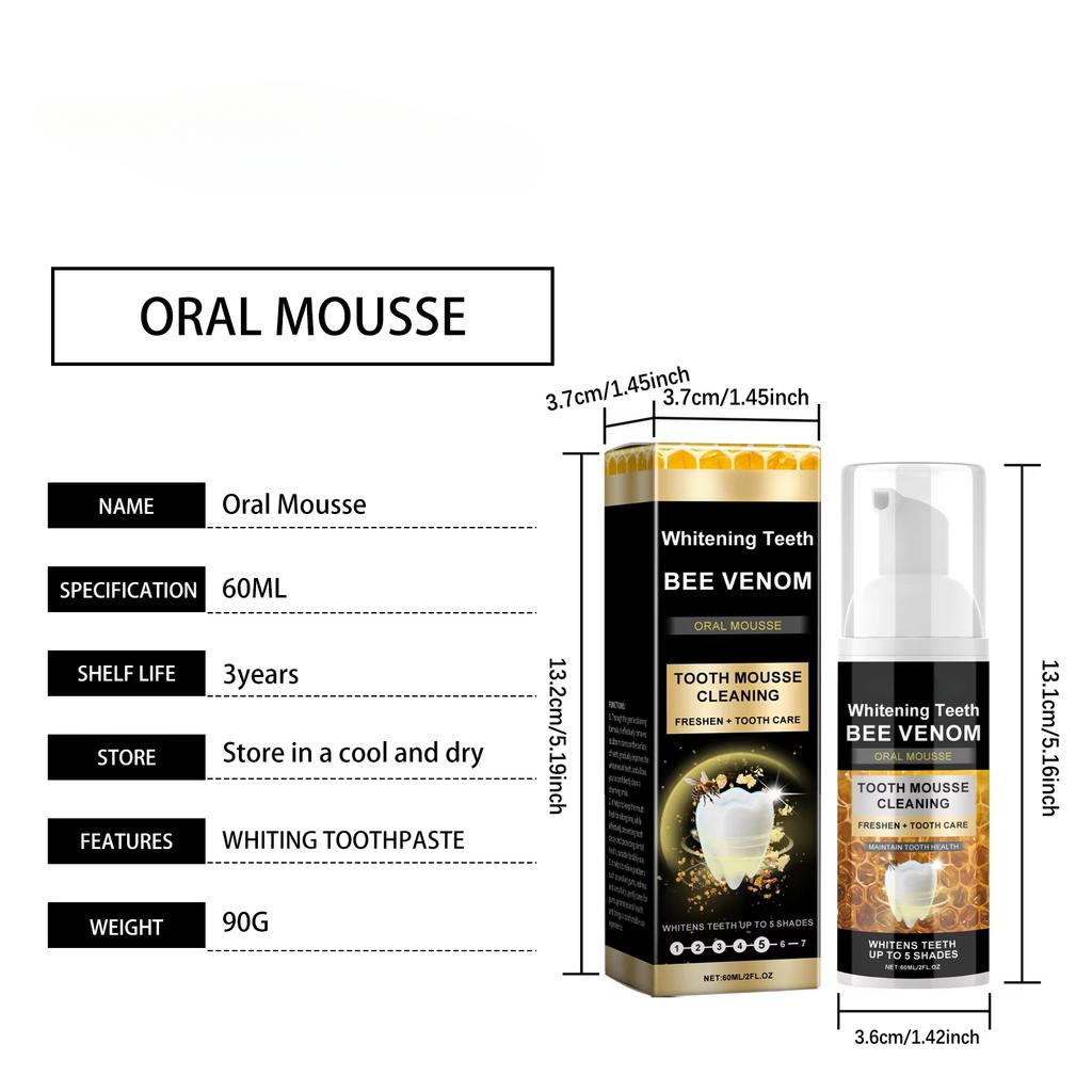 60ml Gum Repair Mousse Toothpaste Teeth Brightening Oral Cleaning Fresh Breath Protect Gingiva Treatment Dental Care