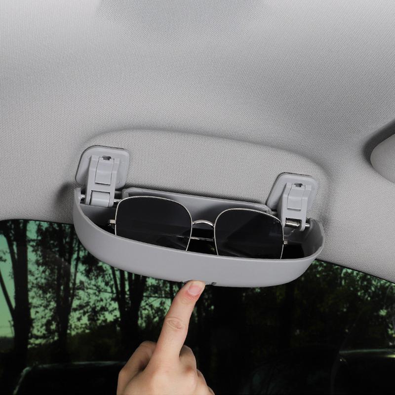 Zeratul Auto for Skoda Karoq Kodiaq 2018     ABS Car Sunglasses Holder Box Glasses Case Box Accessories