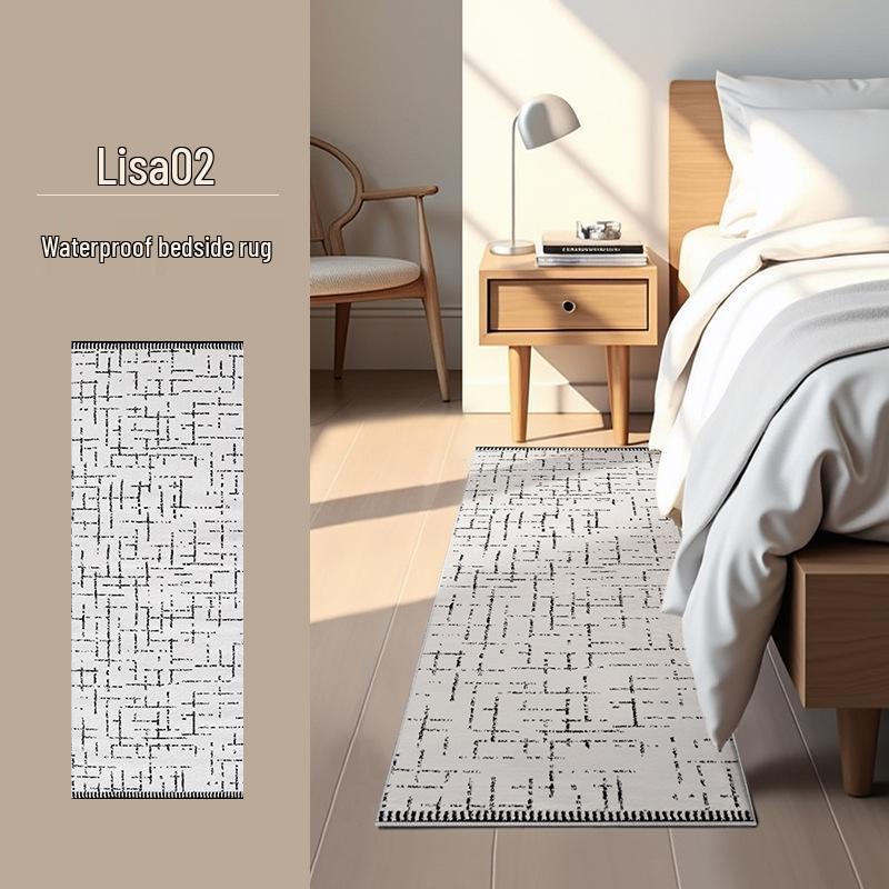 

French Vintage Waterproof Bedroom Rug, Thickened and Easy-Care, New for 2025 180 x 60 cm