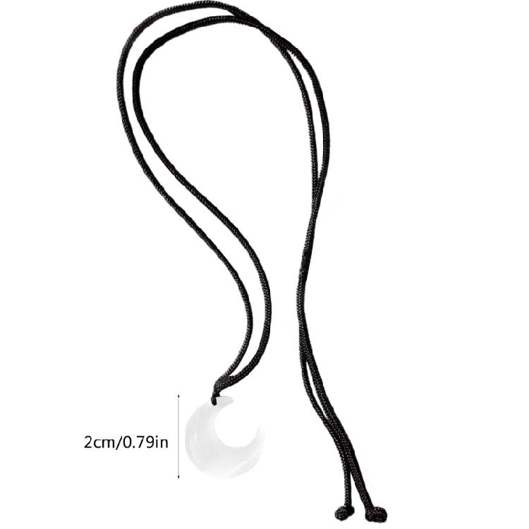 Fashion Clavicle Chain Crystal Crescent Moon Pendant Necklace Chocker Jewelry