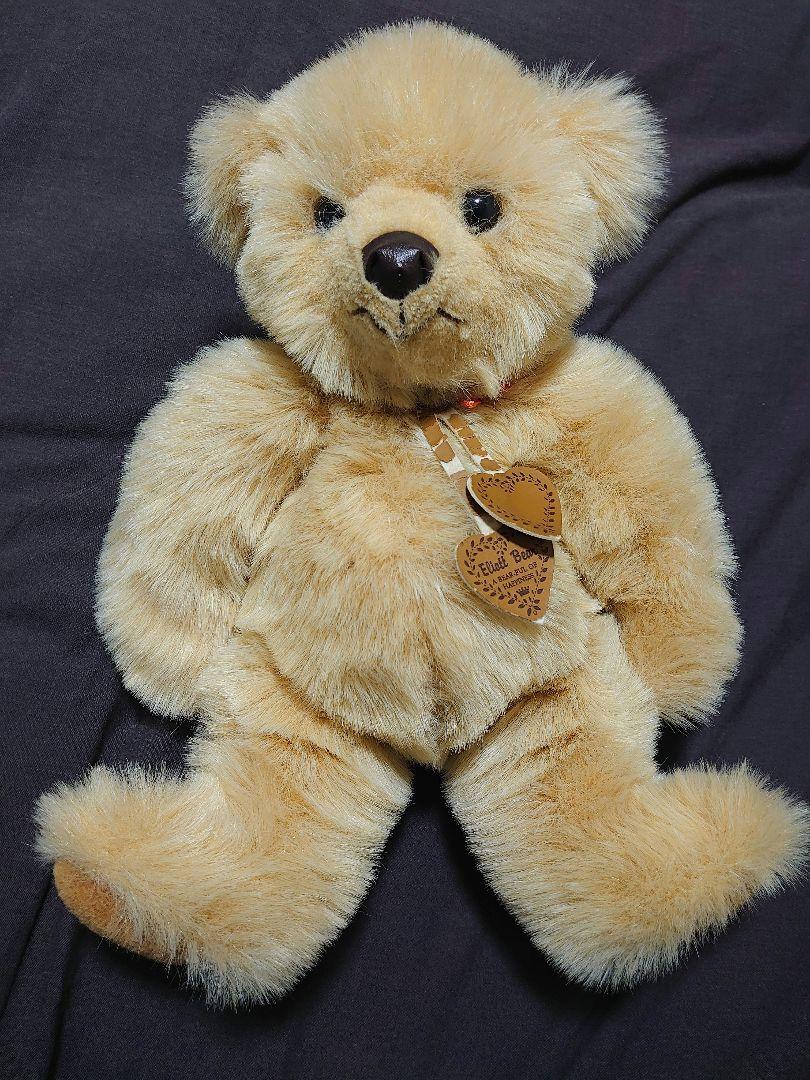 

[USED] DOUSHIN Teddy Bear Plush Toy, Beige, Retro Style