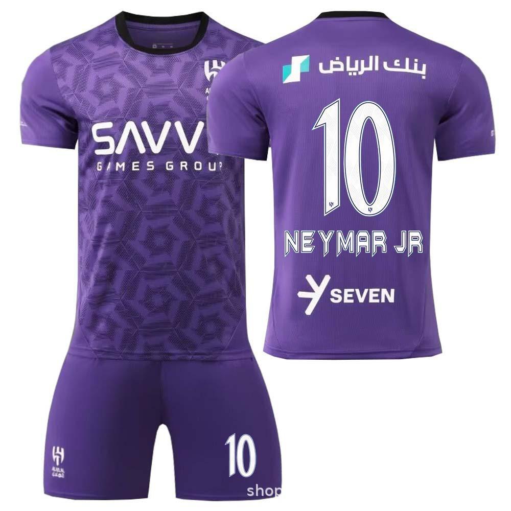 2425 Riyadh Crescent No. 10 Neymar Riyadh Victory No. 7 Ronaldo Children's Adult Cross-border Football Suit