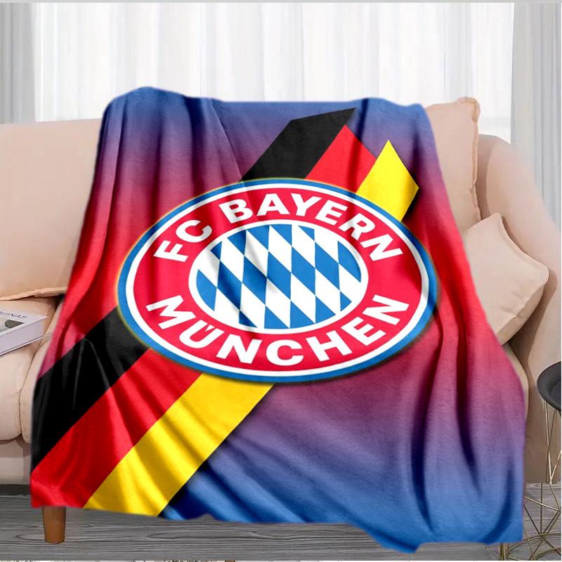 Munich FC Artwork Printed Throws Blanket Soft Flannel Blankets for Couch Bed Gifts for Men Women Picnic Blanket Christmas Gifts