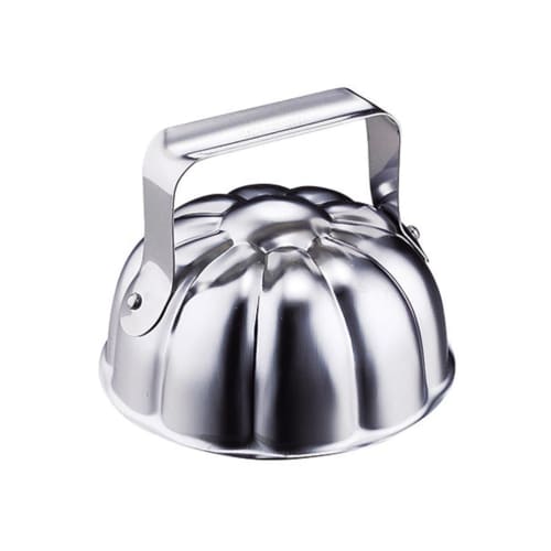 Shimotori Corporation Rice Mold, Chrysanthemum Design, 280cc, Stainless Steel, Made in Japan, 402