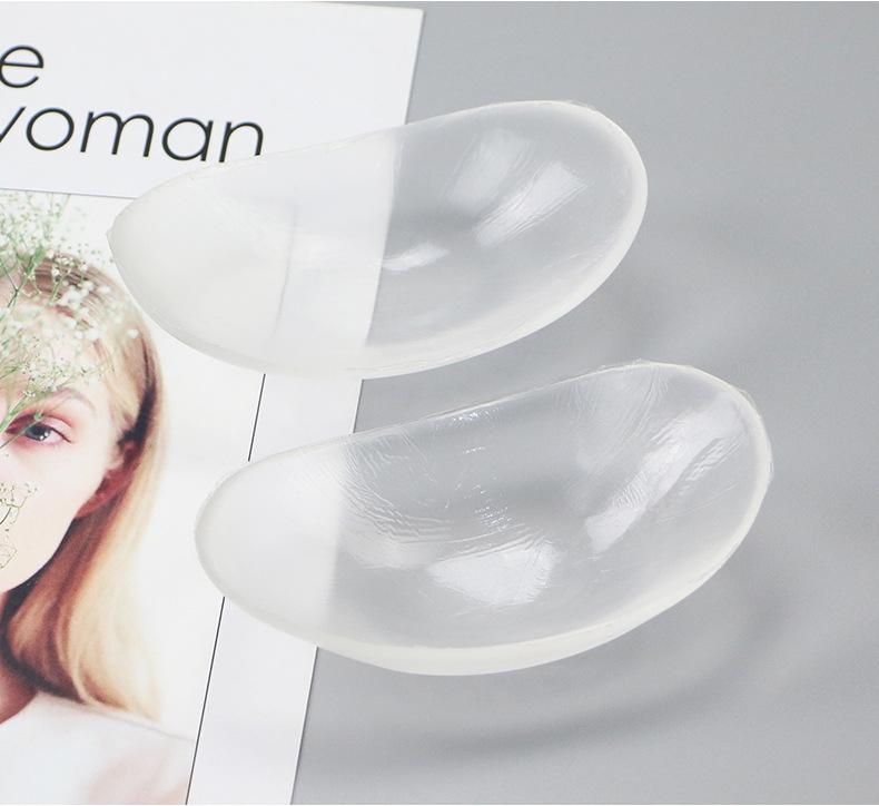 Spalline autoadesive in silicone, antiscivolo, unisex, rimovibili, design ad angolo retto invisibile.