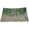 Large Glass Rectangular Dessert Green and by Sairan J-kitchens Plate, Gold, 23cm,