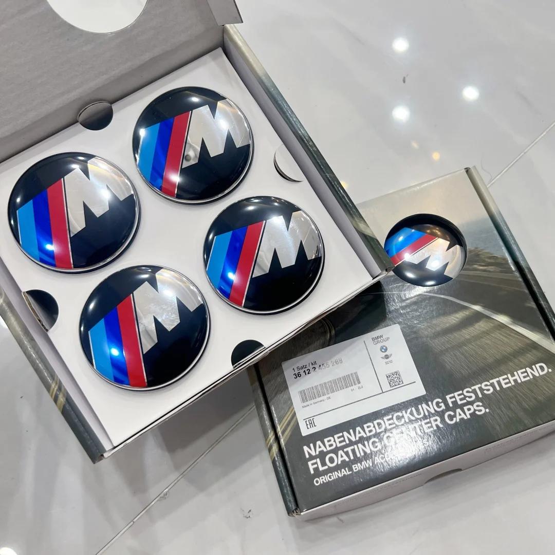 

4pcs 56/68mm floating wheel cover for automobile tire center hub is suitable for BMW M logo decorative automobile parts. 56mm-4pcs