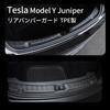 EVworks Tesla Model Y Juniper Trunk Opening Rear Bumper Guard scratches on the rear trunk opening and makes loading and unloading Protector, [Prevents