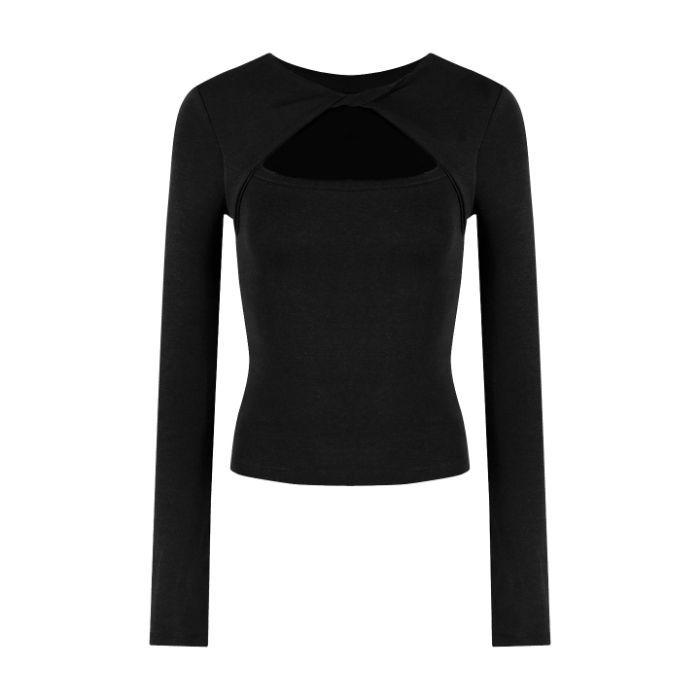 

Women s Winter Grey Slim Fit Long Sleeve Base Layer Top M чёрный