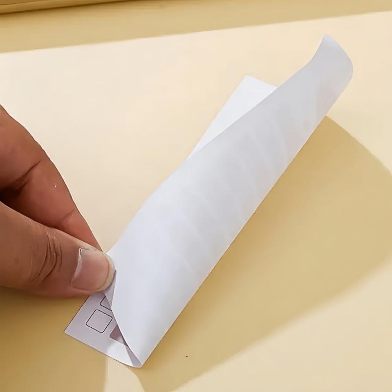 1/6/pieces rainbow colored notes, random rainbow stickers, strong adhesive notes, creative simple stickers for planning