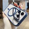 Free Alloy Lens Film of the Same Color, Suitable for Apple 16 Mobile Phone Case 14promax Transparent 16pro Magnetic Suction Bracket 16.