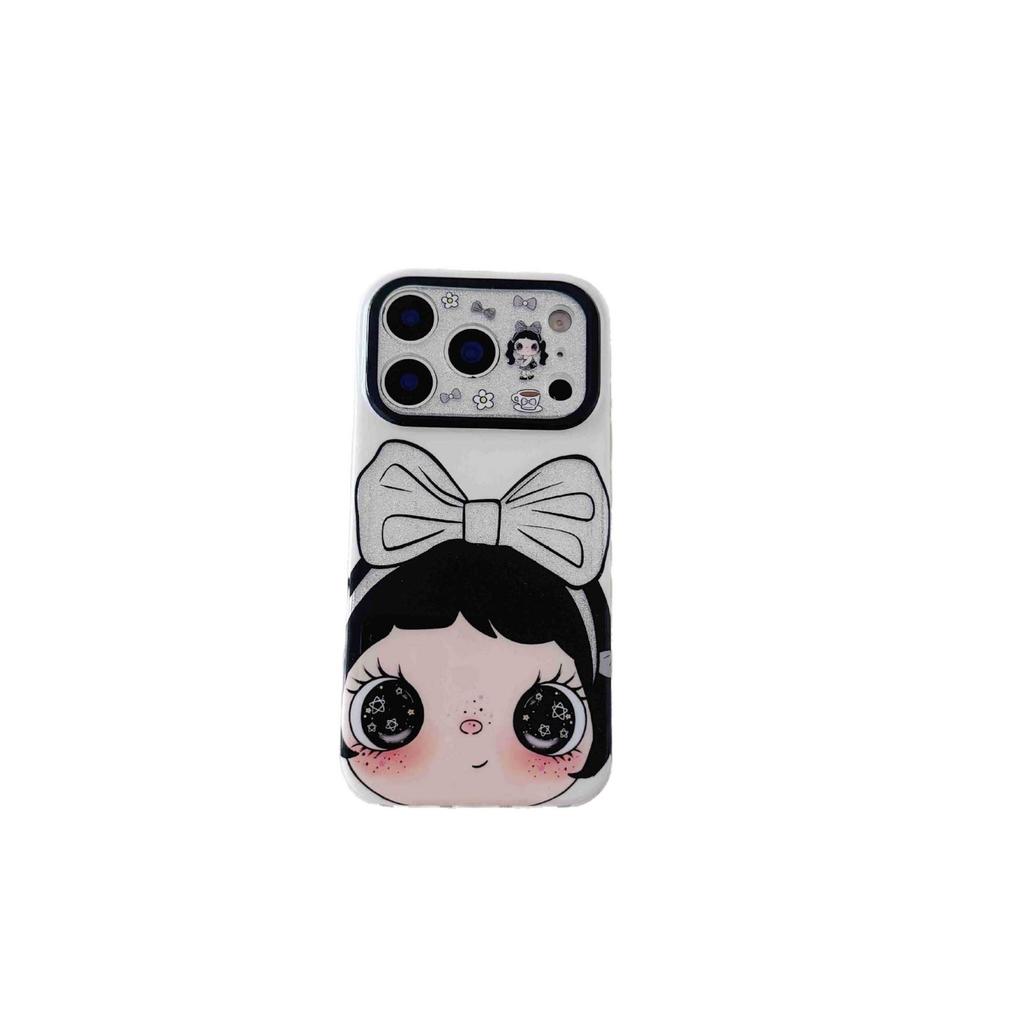 iPhone17promax mobile phone case cute women's all-inclusive Apple 17/15 protective case 16promax trendy brand